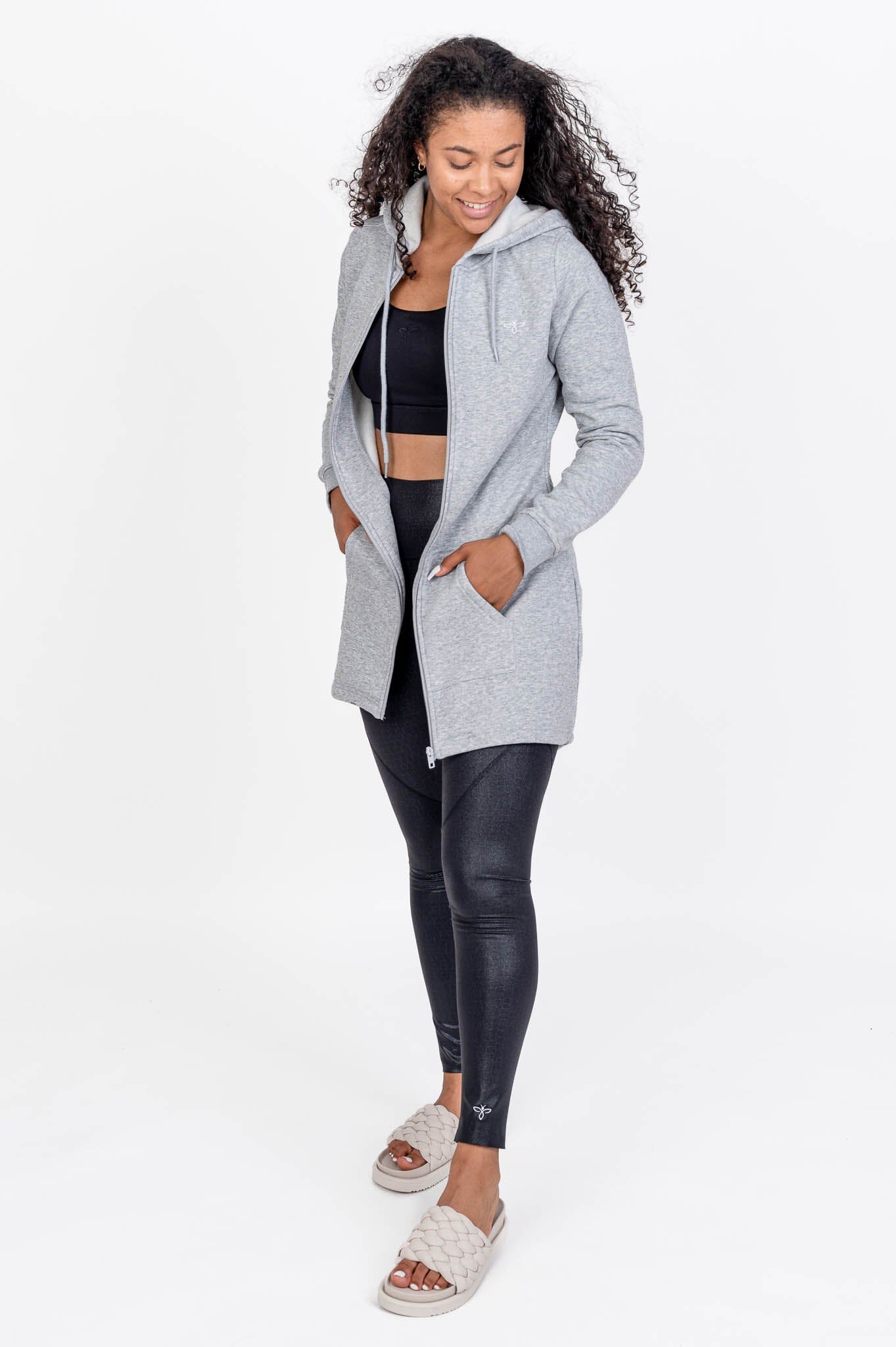 Performance Sweat Parka snowwhite