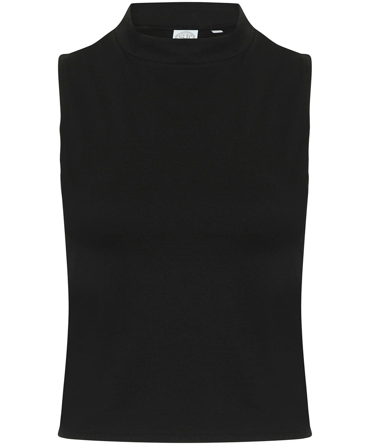 Luxury Cropped Top High Neck VEGAN
