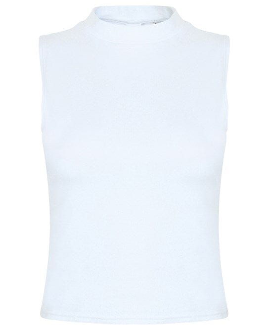 Luxury Cropped Top High Neck VEGAN