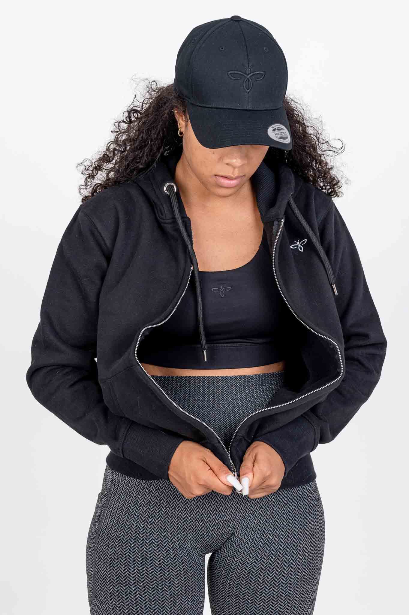 Performance Sweat Jacke midnight black Melina