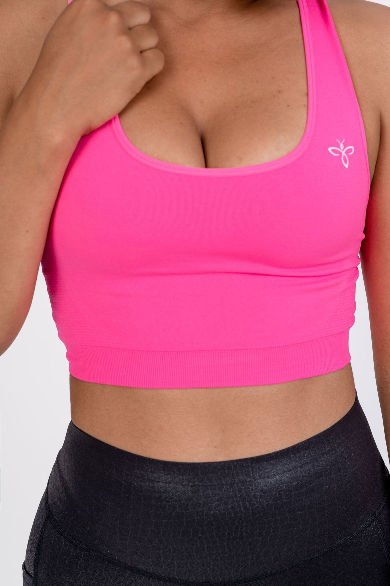 Cropped Top electric pink