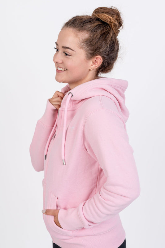 Performance Sweat Jacke pastell rosa Melina