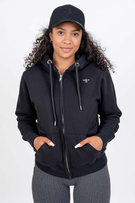 Performance Sweat Jacke midnight black Melina