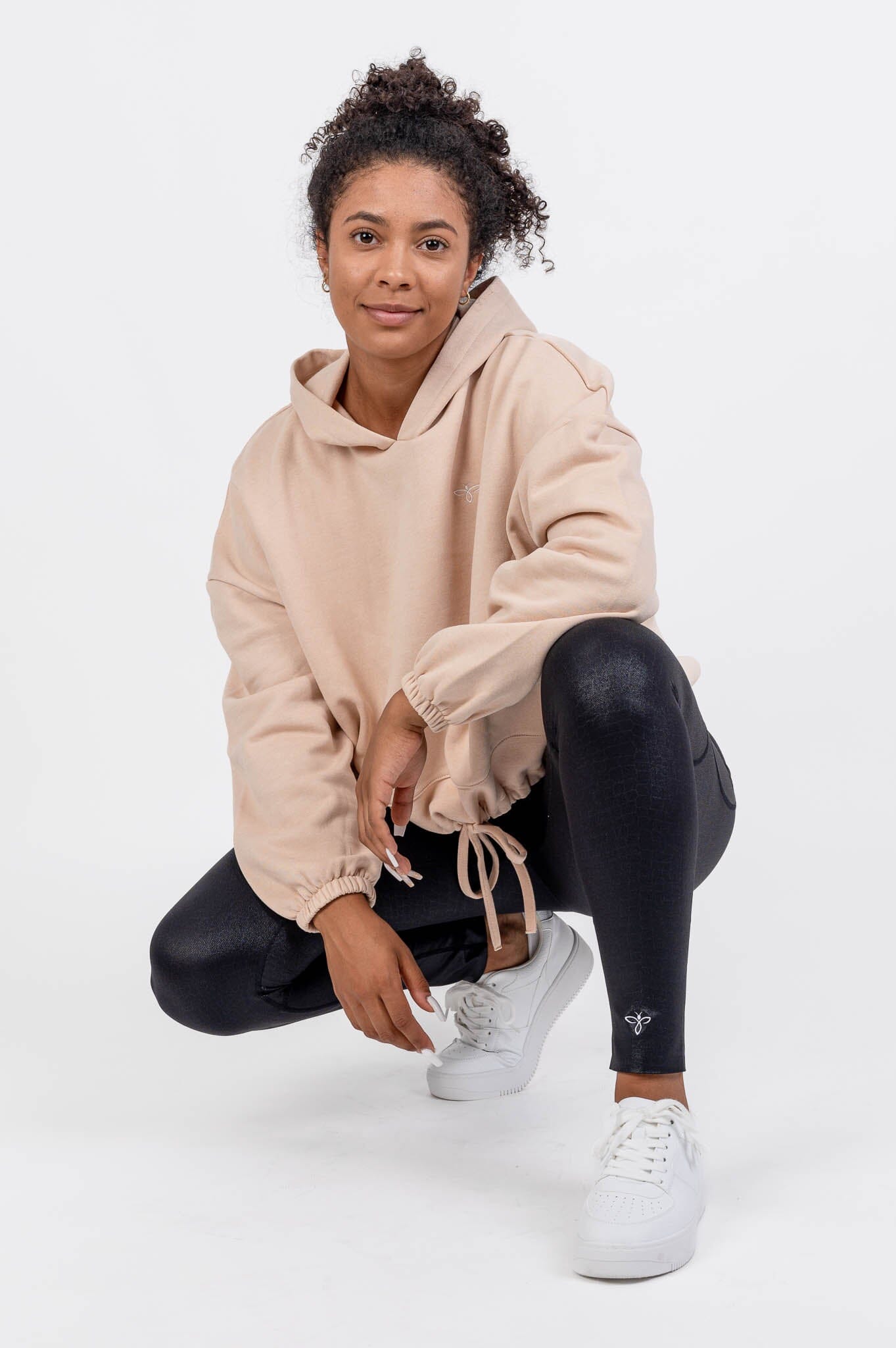 Elegant Cropped Hoody