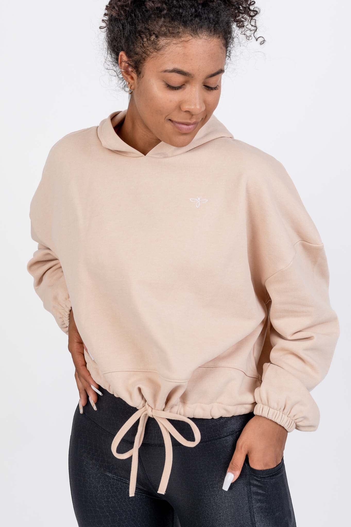 Elegant Cropped Hoody