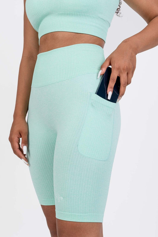 Performance Leggings ribbed shorts