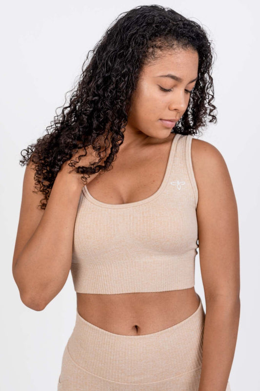 Performance Bra nude ribbed
