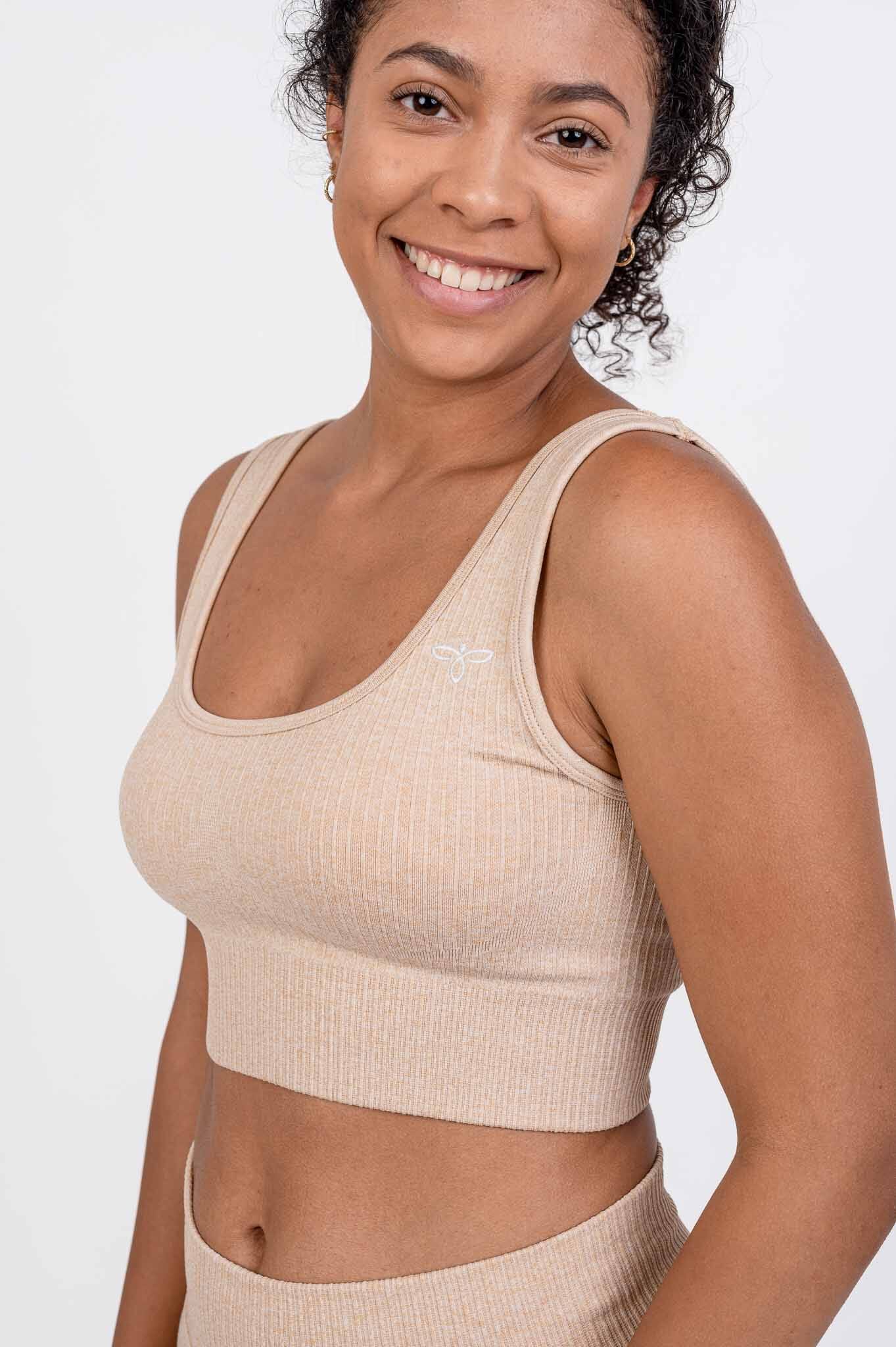 Performance Bra nude ribbed