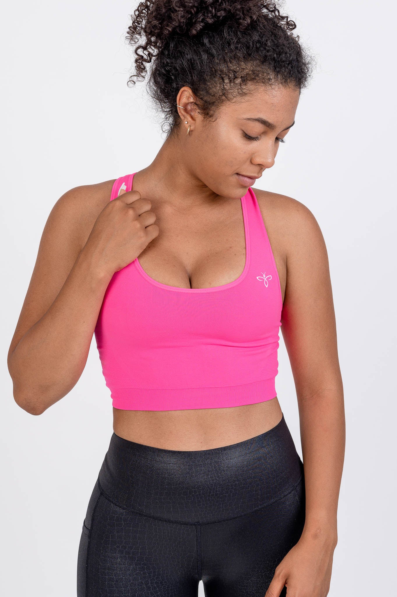 Cropped Top electric pink